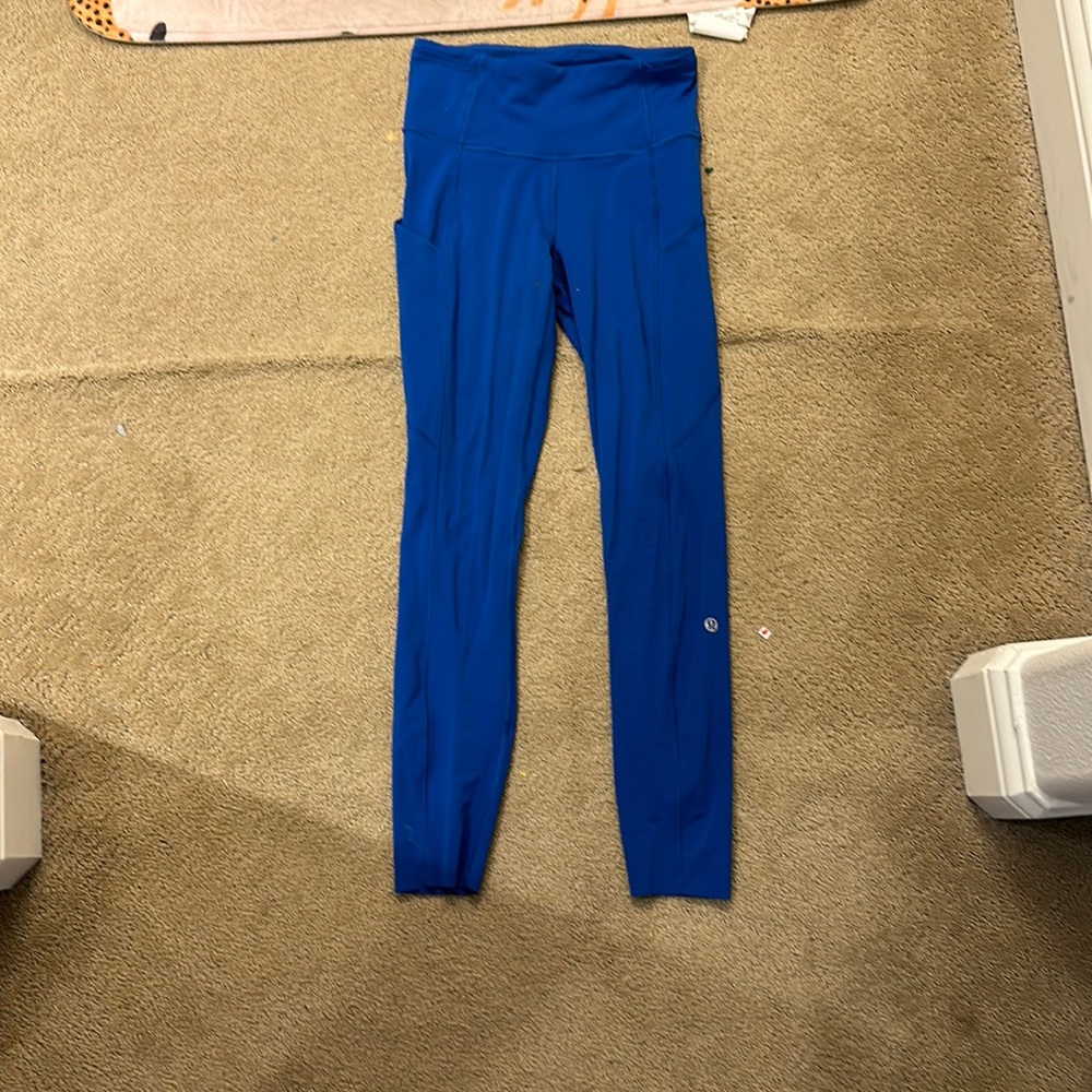 Symphony blue lululemon leggings!! 25”